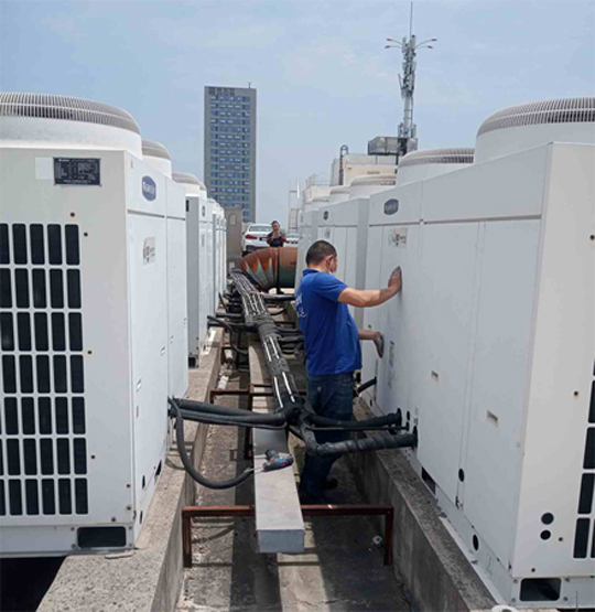 上思中央空调制热和不制冷系统维修方法